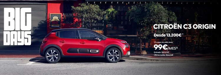 El Citroën C3 es el urbano que necesitas a un precio bajo